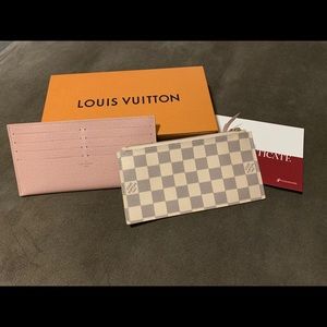 ❌SOLD❌ New Pochette Felicia Damier Azur Inserts